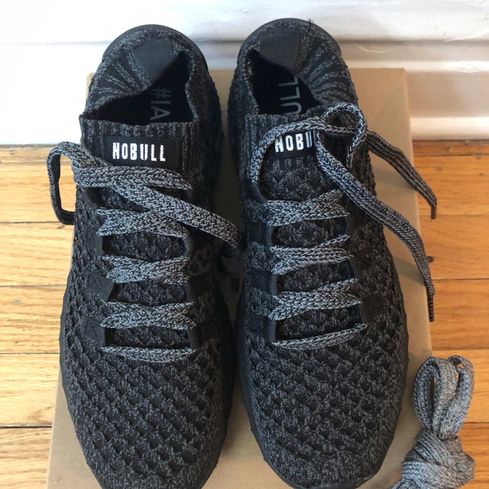 Nobull Black Diamond Knit Runner - Women’s size 8